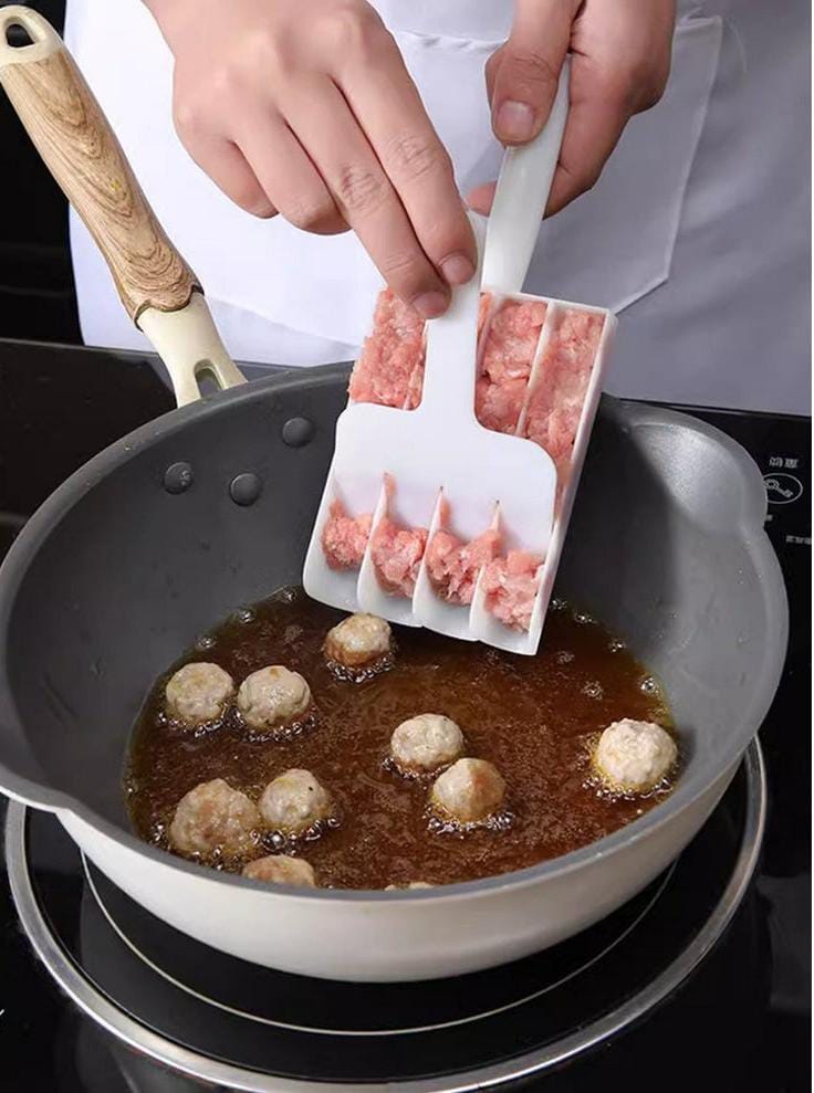 Triple kofta maker set—easy, fast, uniform meatballs! Pack of 2,